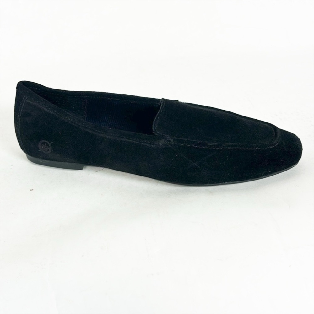 Born Genuine Leather Suede Closed Toe Slip On Comfort Loafer Flat Shoes